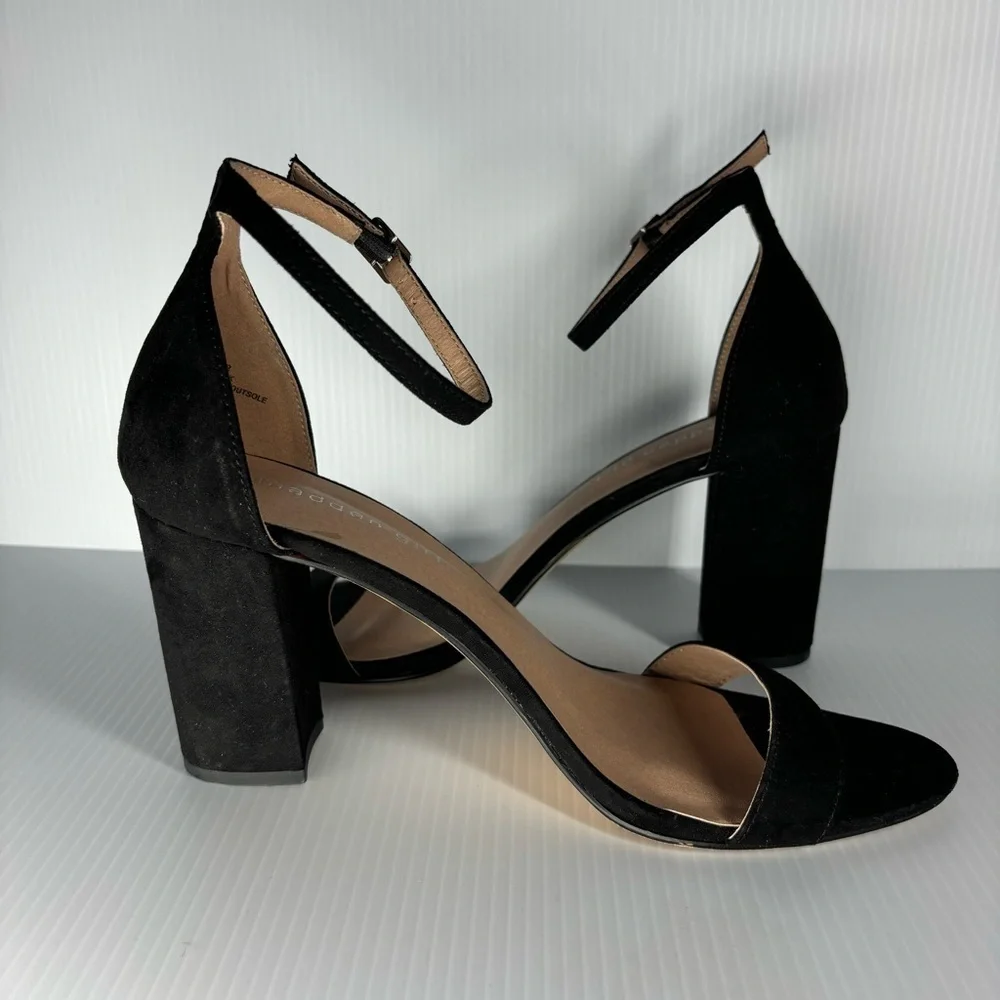 Madden Girl Heels Womens 10 Beella Pump Chunky Heel Party Night Out Photoshoot